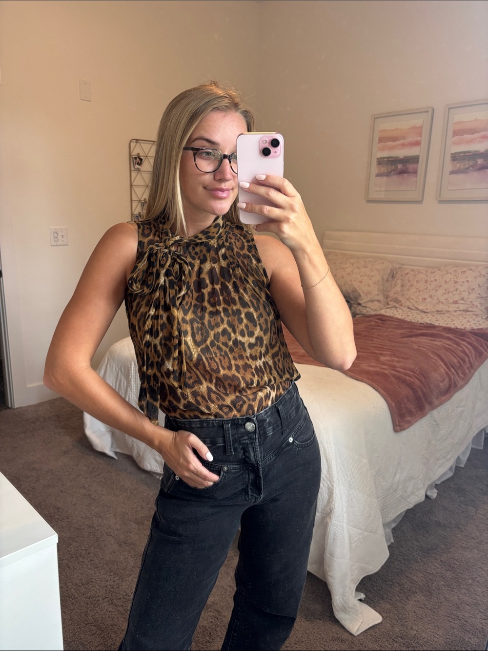 Silk Cheetah Tank